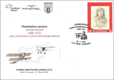 EDVARD RUSJAN PIONIR SLOVENSKEGA LETALSTVA 1886 - 1911
